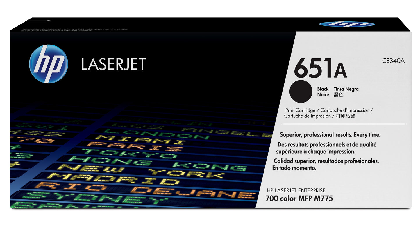 Toner HP 651A Negro