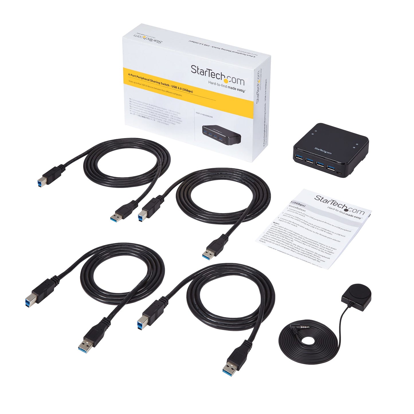 StarTech.com HBS304A24A switch de datos computacionales