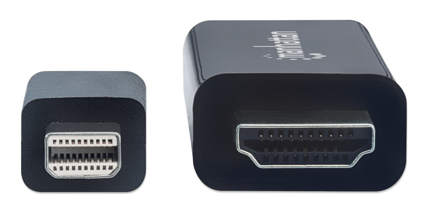 Manhattan 153232 adaptador de cable de vídeo 1.8 m HDMI Tipo A (Estándar) Negro