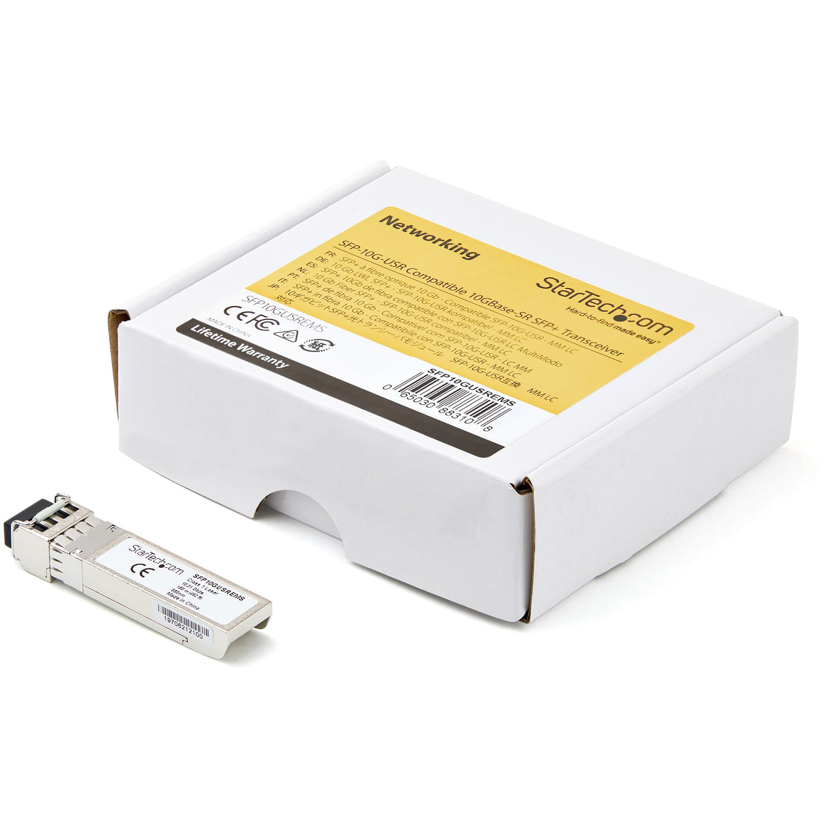 StarTech.com SFP10GUSREMS módulo de red del transceptor Fibra óptica 10000 Mbit/s SFP+