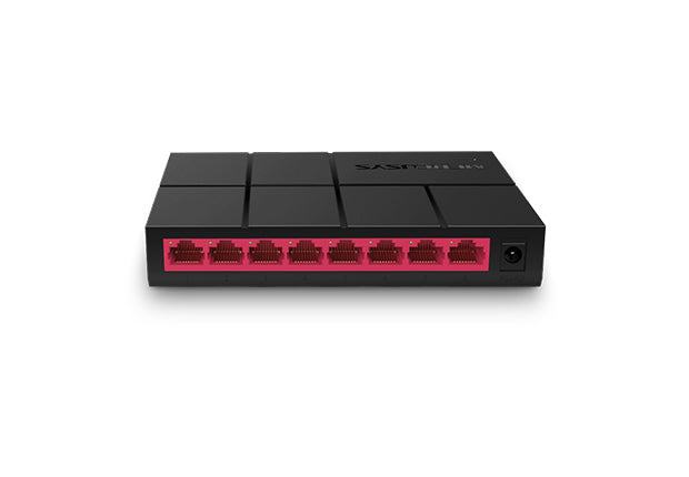 Mercusys MS108G dispositivo de redes No administrado Gigabit Ethernet (10/100/1000) Negro