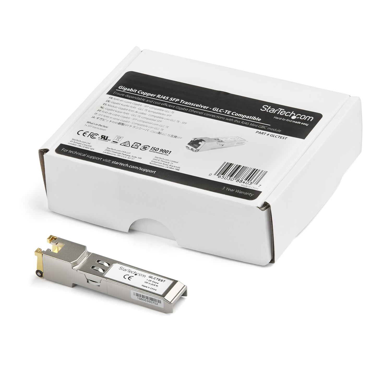 StarTech.com GLCTEST módulo de red del transceptor 1250 Mbit/s