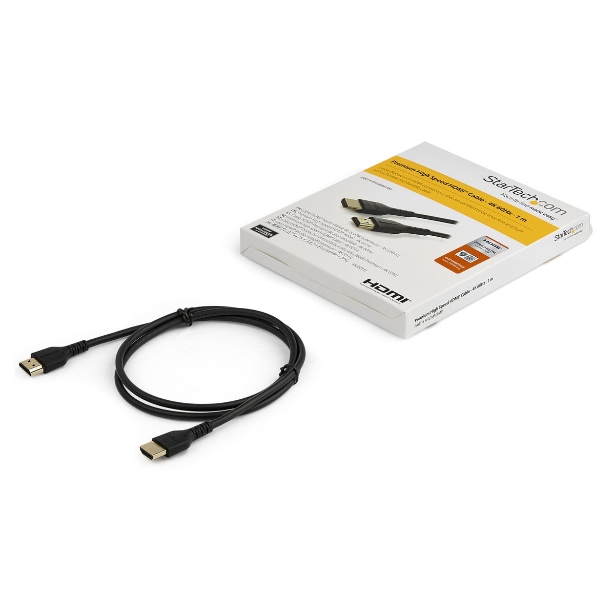 StarTech.com RHDMM1MP cable HDMI HDMI Tipo A (Estándar) Negro