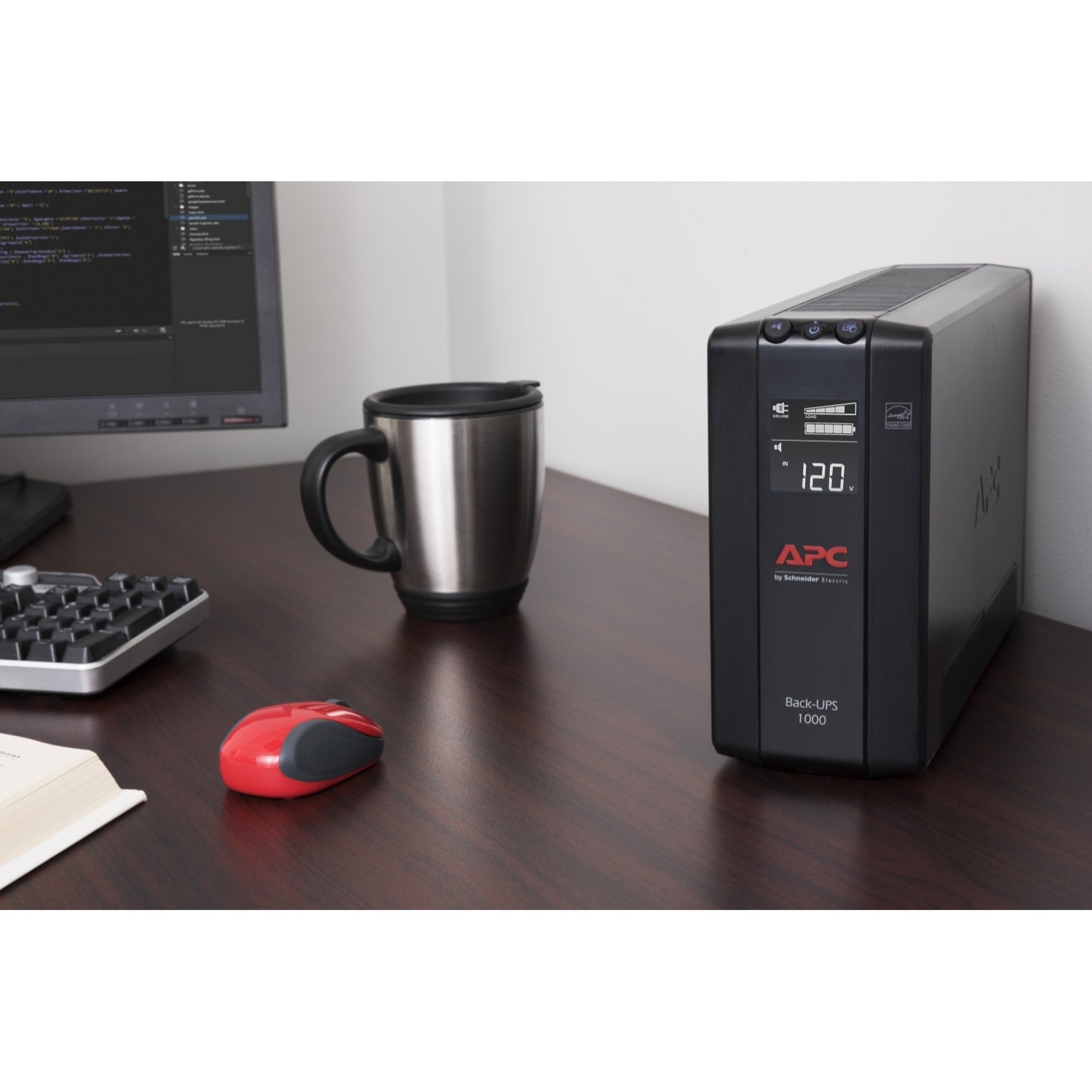 Back UPS APC Pro BX 1000VA 8 Salidas AVR LCD Interfaz LAM 60Hz