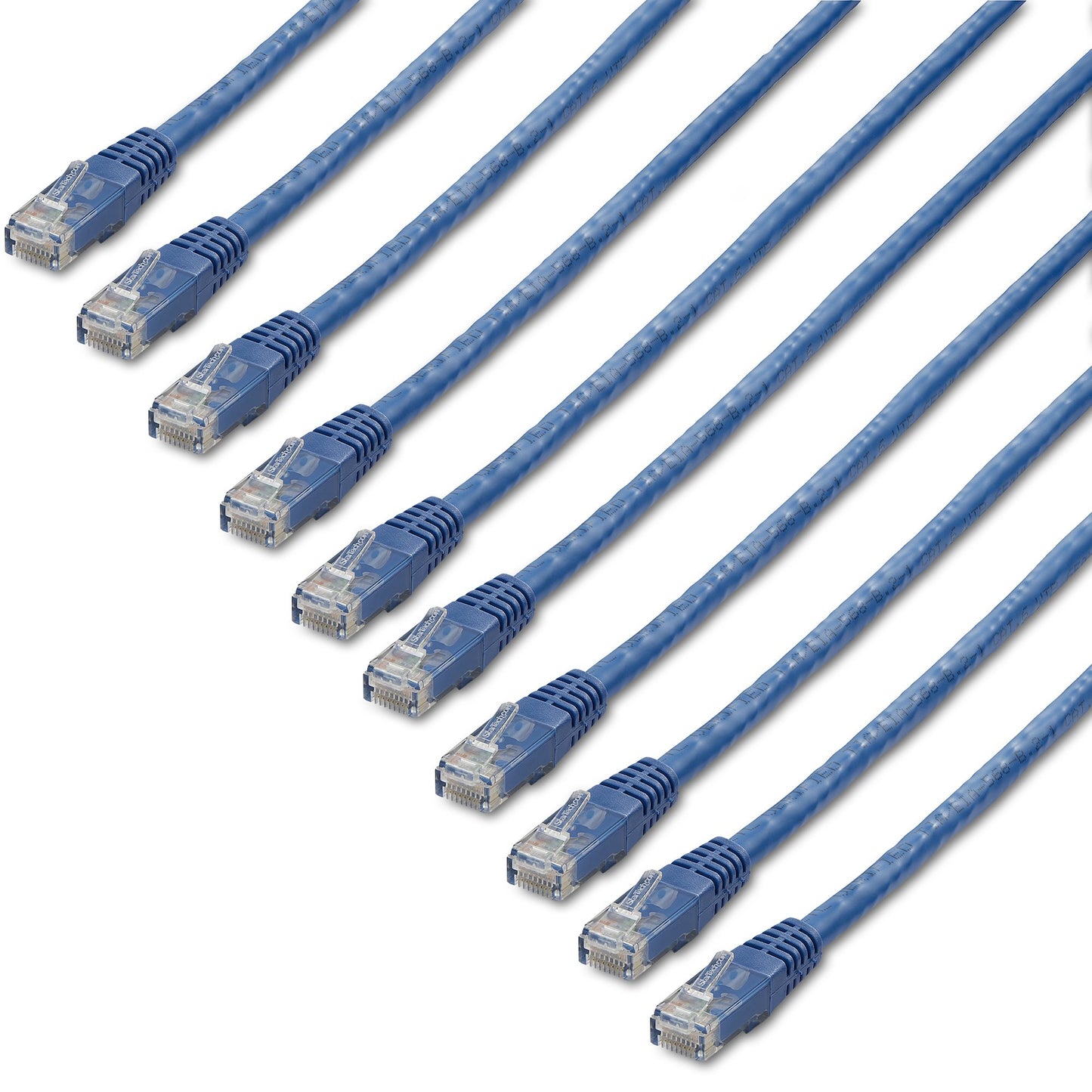 StarTech.com C6PATCH1BL10PK cable de red 0.305 m U/UTP (UTP)