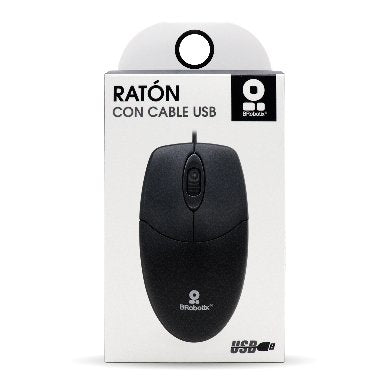BRobotix 497202 ratón Oficina Ambidiestro USB tipo A Óptico