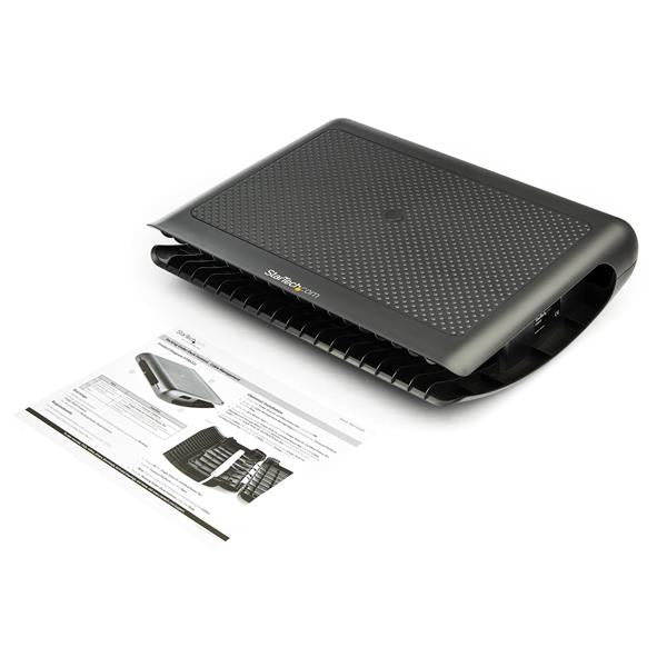 StarTech.com FTRST2 soporte para el apoyo de pies Negro