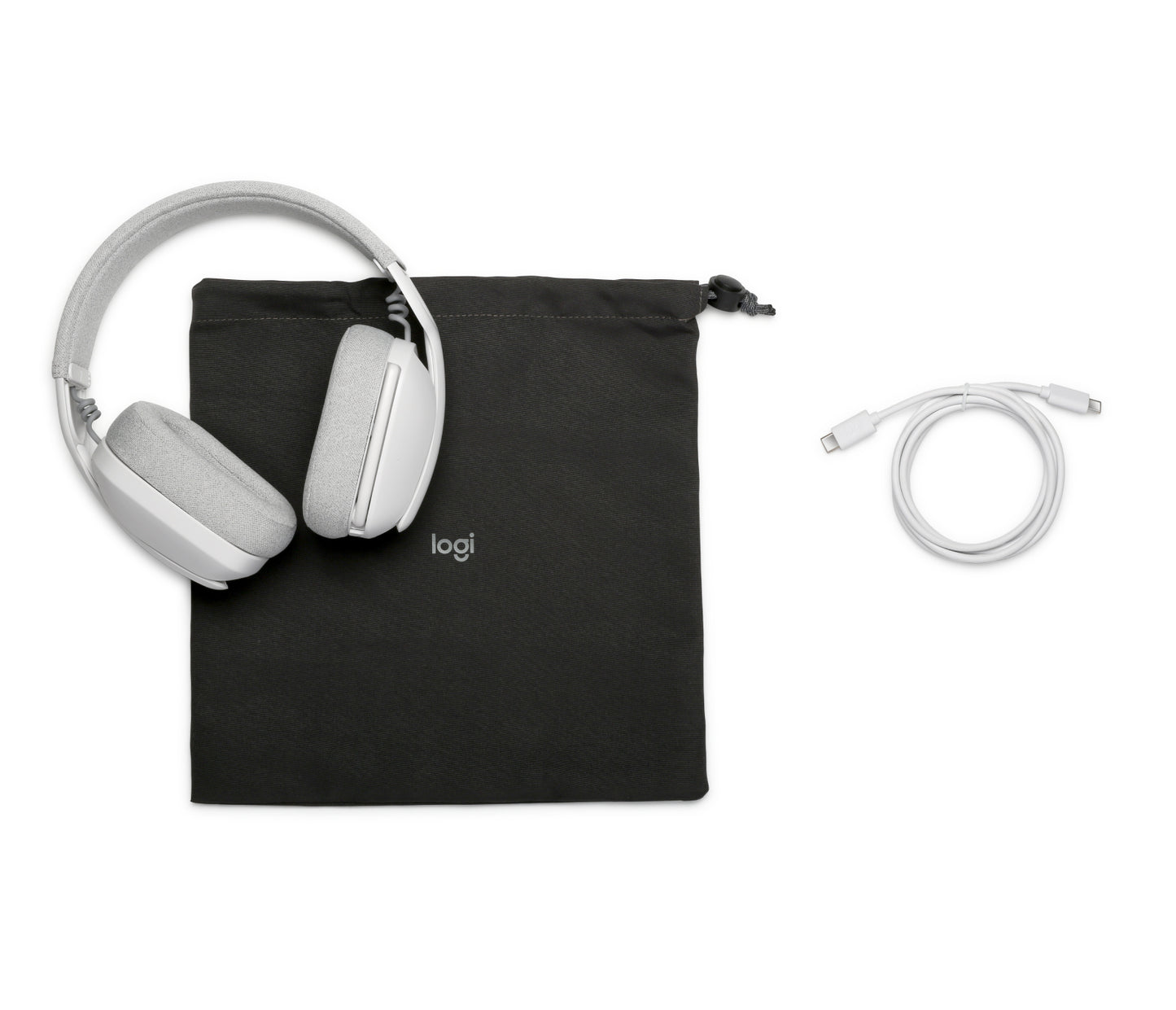 Diadema Logitech Zone Vibe 100 Inalámbrica Color Blanco
