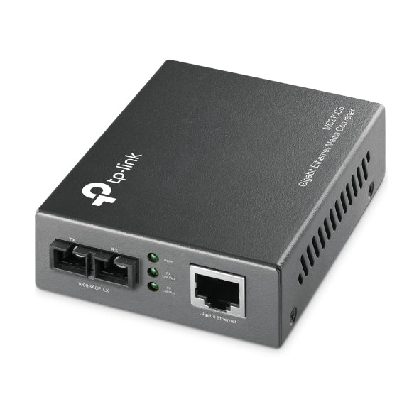 TP-Link Omada MC210CS convertidor de red 1000 Mbit/s 1310 nm Modo único Negro