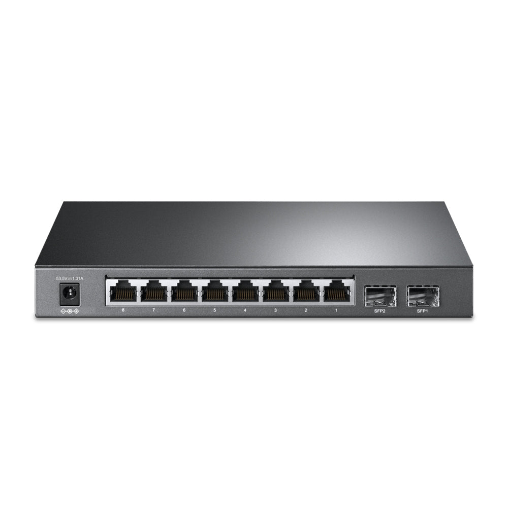 TP-Link JetStream TL-SG2210P dispositivo de redes Gestionado L2/L4 Gigabit Ethernet (10/100/1000) Energía sobre Ethernet (PoE) Negro