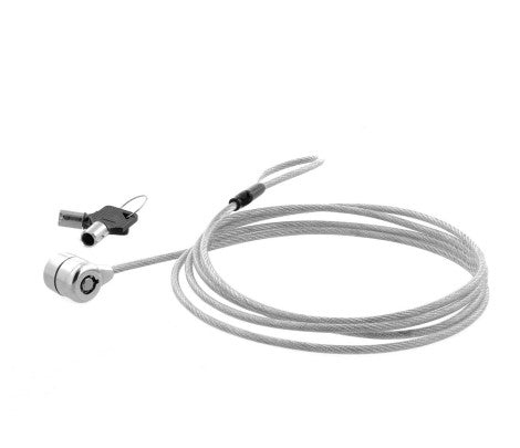 Cable de Seguridad XTech Candado con LLave 1.8m XTA-110 Material Aleación de Zinc y Acero
