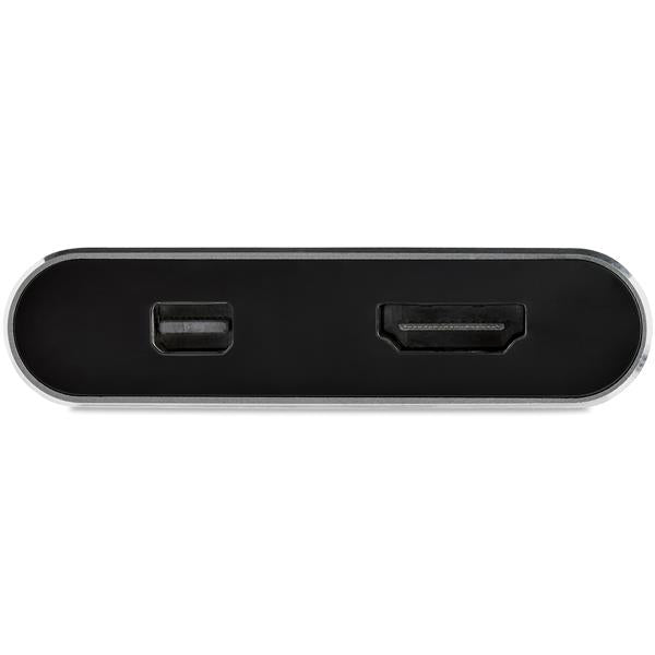 StarTech.com CDP2HDMDP adaptador gráfico USB 3840 x 2160 Pixeles Negro, Gris