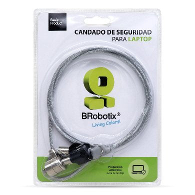 BRobotix 235497 cable antirrobo Plata 1.3 m