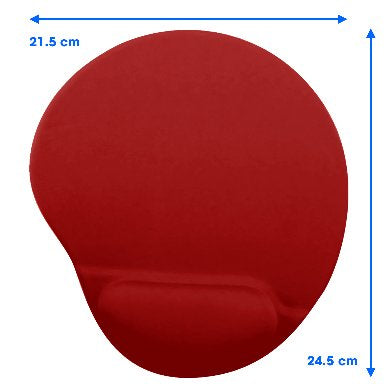 BRobotix 500074R alfombrilla para ratón Cojín de ratón para Juegos Rojo