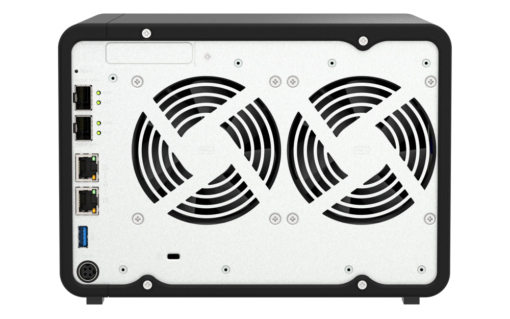 Unidad NAS QNAP CPU ARM Alpine AL524 Quad Core 2.0GHz 4GB RAM RJ45 10GbE 6 Bahías 3.5" Linux Sin Discos