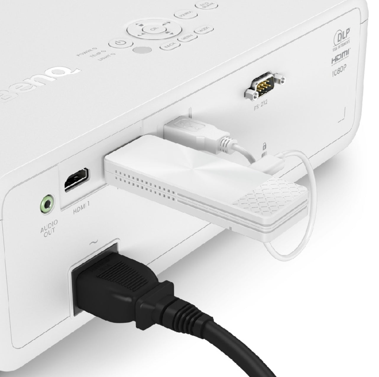 BenQ LH550H 3000 lúmenes ANSI DLP 1080p (1920x1080) 3D Blanco