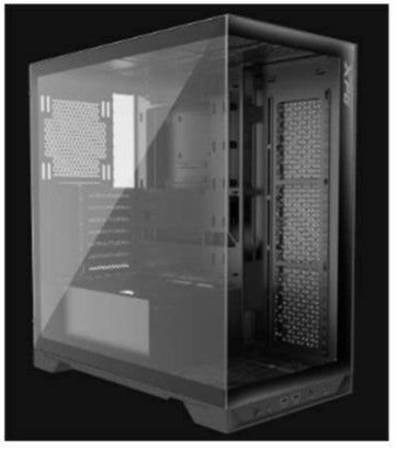 Gabinete Gamer XPG Invader X Media Torre De Vidrio Templado ATX Negro
