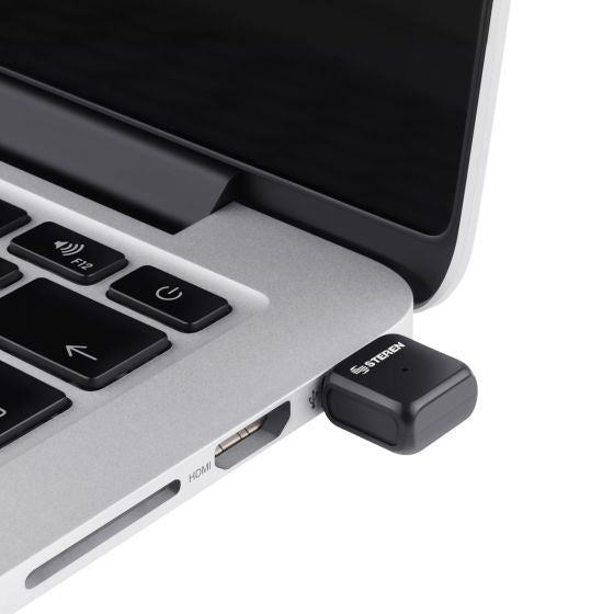 Nano Adaptador Steren USB WiFi AC600 2.4GHz y 5 GHz Doble Banda