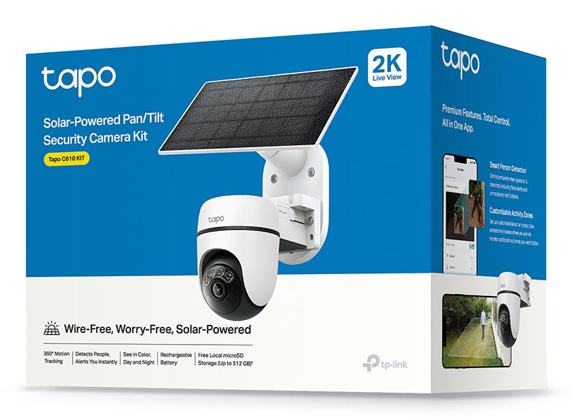 TP-Link Tapo C610 KIT Torreta Cámara de seguridad IP Exterior 2304 x 1296 Pixeles Techo/pared/Tubo