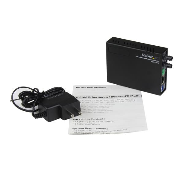 StarTech.com MCM110ST2 convertidor de red 100 Mbit/s 1310 nm