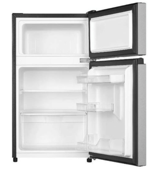 Frigobar Hisense 3.1 Pies de 2 Puertas Color Plata