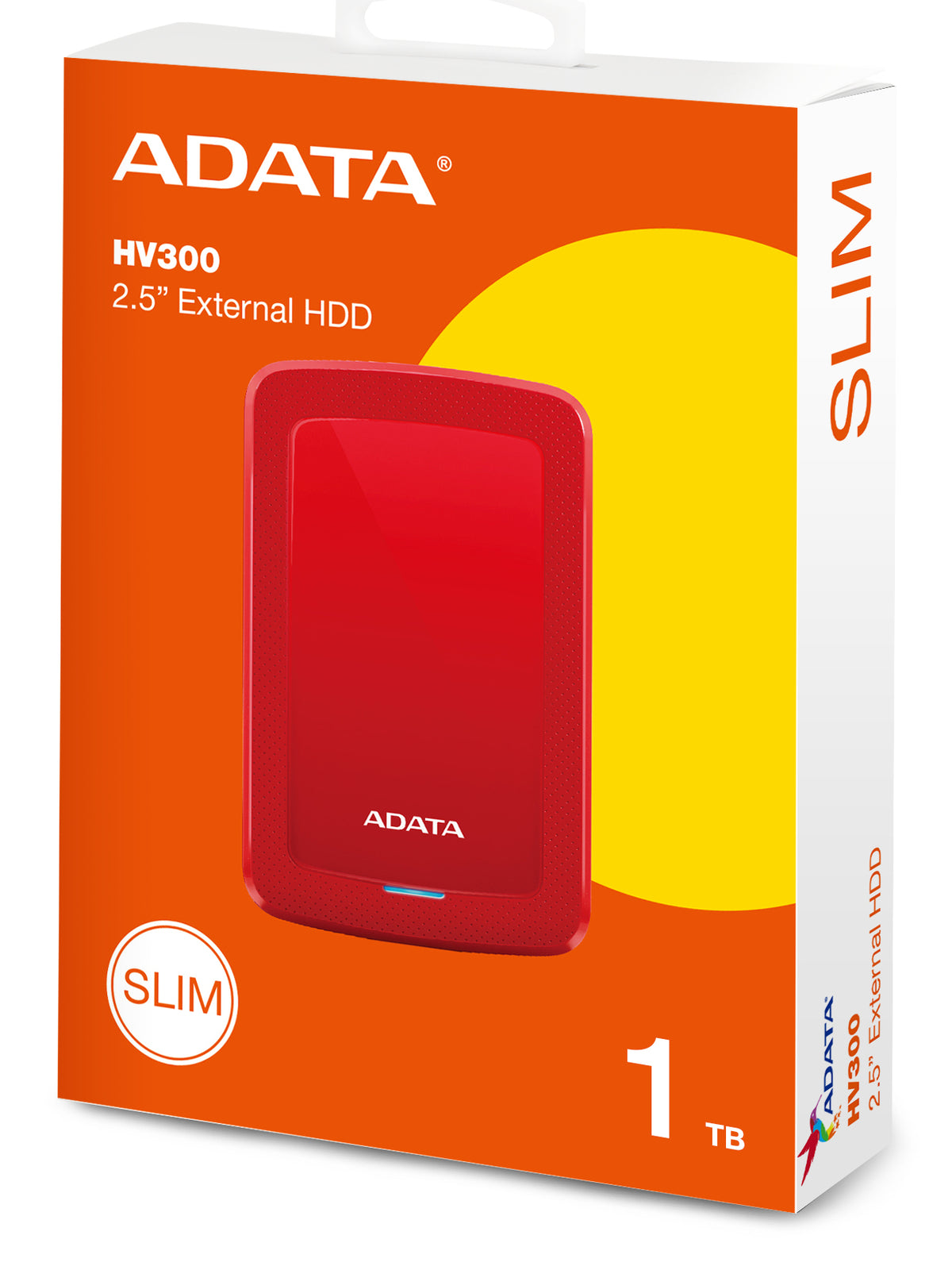 ADATA HV300 disco duro externo 1 TB 2.5" 3.2 Gen 1 (3.1 Gen 1) Rojo