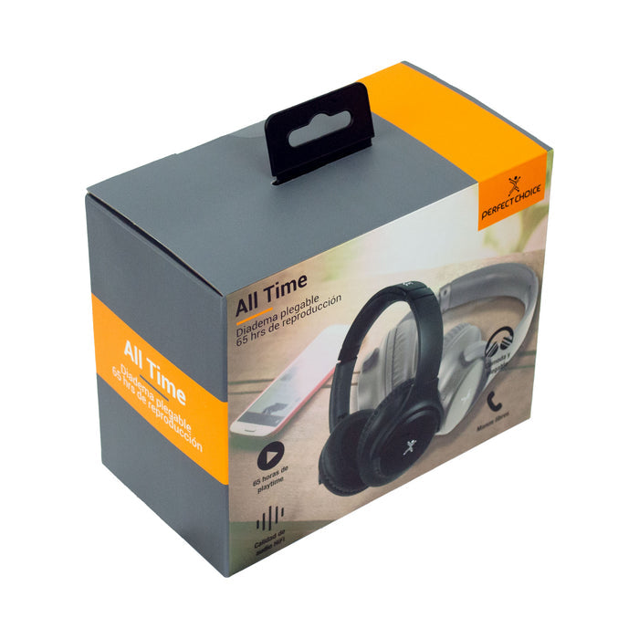 Perfect Choice PC-117001 audífono y auriculare Auriculares Inalámbrico y alámbrico Diadema Llamadas/Música USB Tipo C Bluetooth Negro