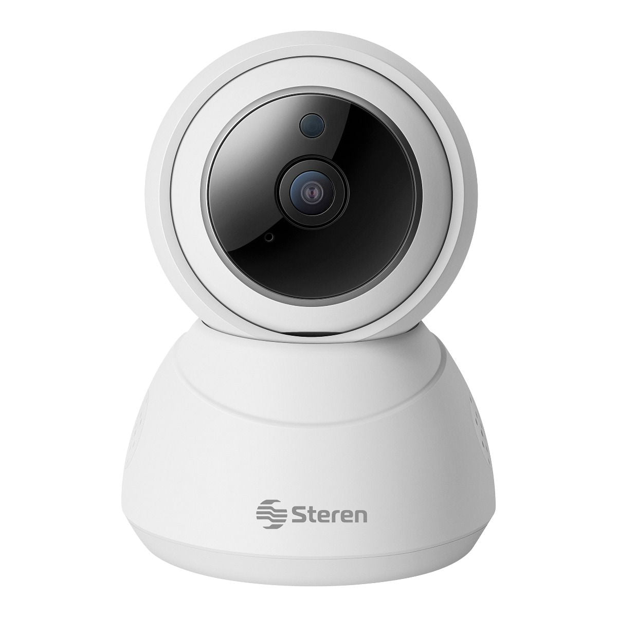 Cámara Seguridad Steren Wi-Fi/Ethernet 3MPx Robotizada Seguidor de Movimiento Color Blanco