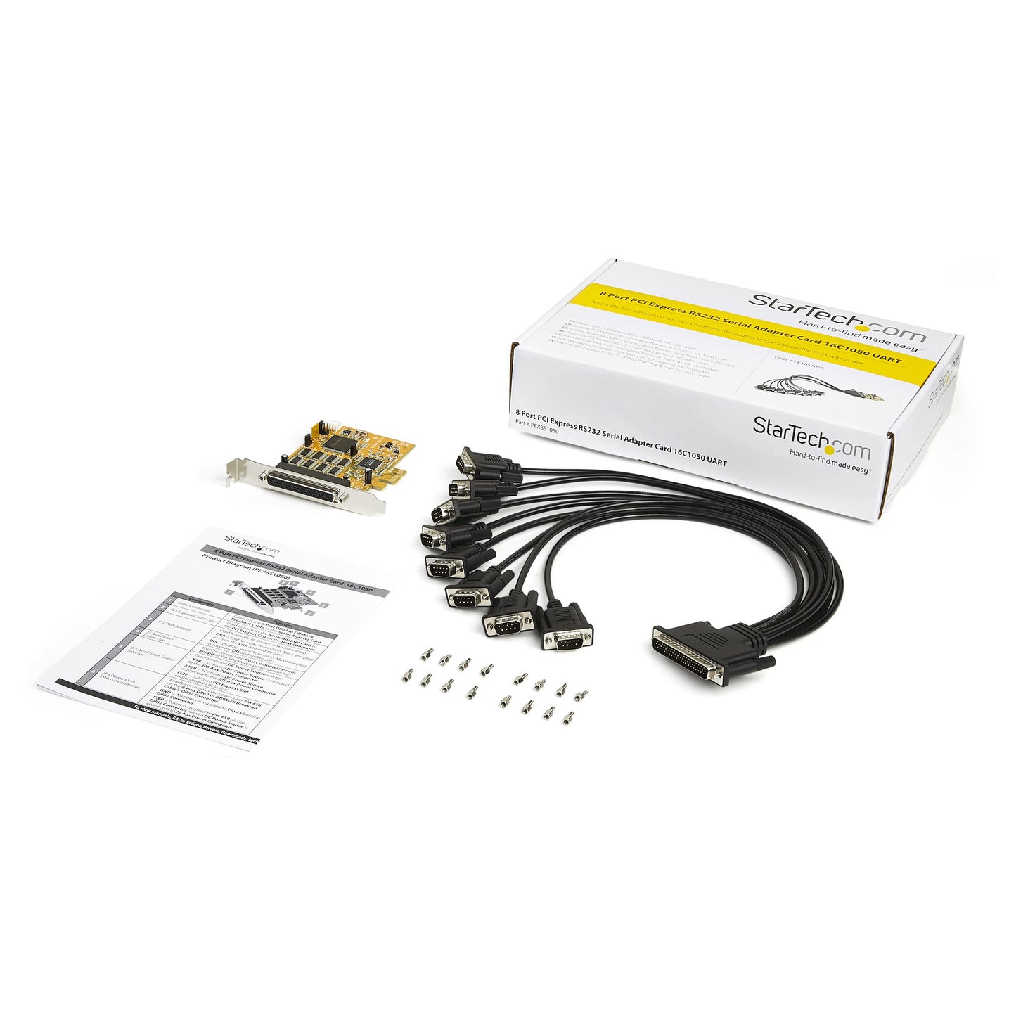 StarTech.com PEX8S1050 tarjeta o adaptador de interfaz Interno De serie