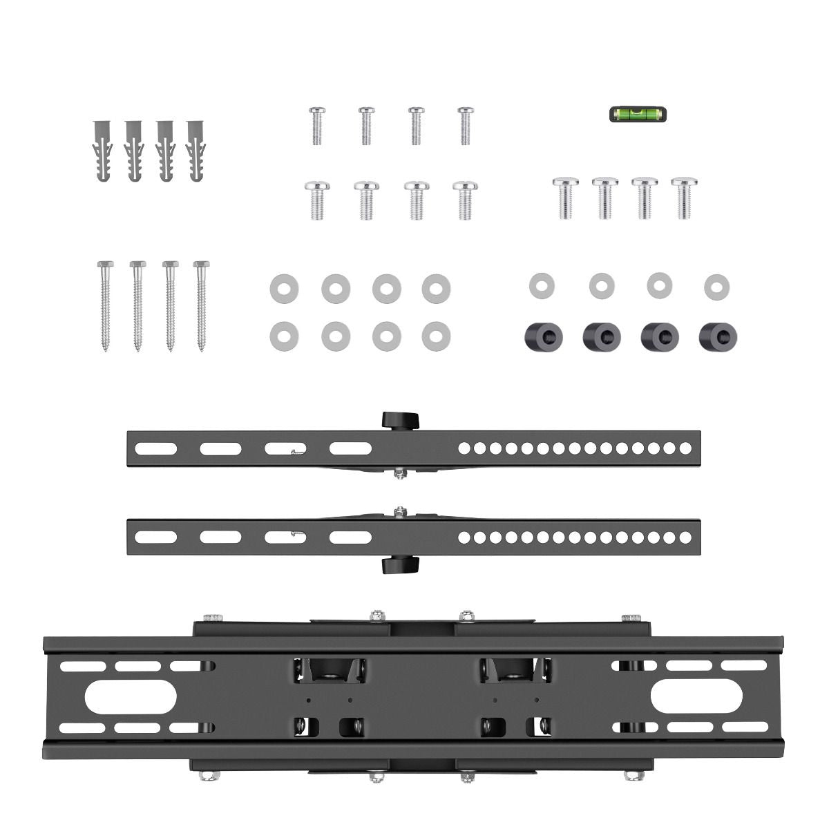 Soporte Steren para TV 32" a 83" Doble Brazo Articulador Color Negro