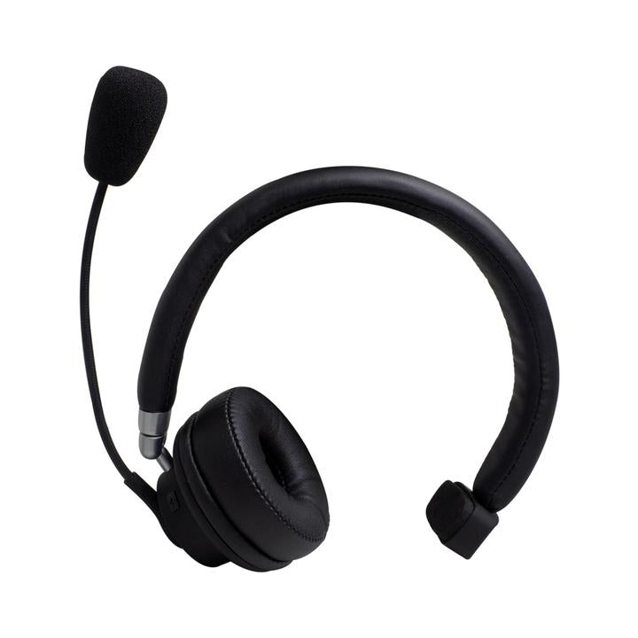 TechZone TZDIBT01 audífono y auriculare Auriculares Inalámbrico Diadema Oficina/Centro de llamadas Bluetooth Negro