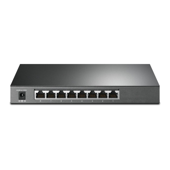 TP-Link JetStream TL-SG2008P dispositivo de redes Gestionado L2/L2+ Gigabit Ethernet (10/100/1000) Energía sobre Ethernet (PoE) Negro