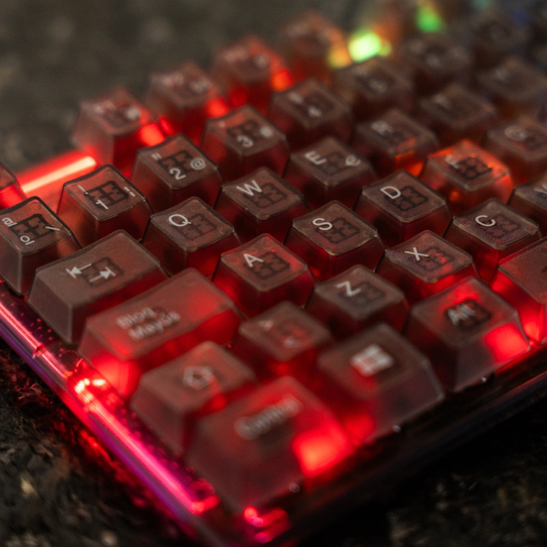 Kit Gamer Perfect Choice Teclado Transparente + Mouse Helumo Alámbrico Ergonómico y Resistente