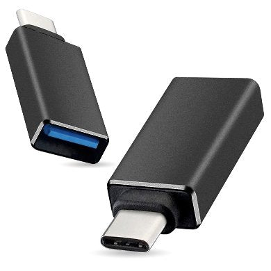 BRobotix 651480 cambiadores de género de cables USB C USB A Negro