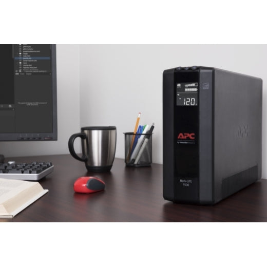 Back UPS APC Pro BX 1500VA 10 Salidas AVR LCD Interfaz LAM 60Hz