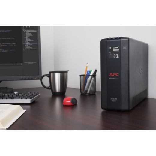 Back UPS APC Pro BX 1350VA 10 Salidas AVR LCD Interfaz LAM 60Hz