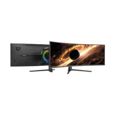 Balam Rush BR-944144 monitor de computadora 124.5 cm (49") 5120 x 1440 Pixeles Dual QHD LED Negro