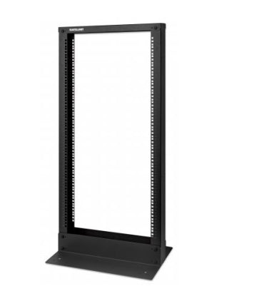 Rack Intellinet de Dos Postes 19" 22U Estándar Desarmado Flactpack Color Negro