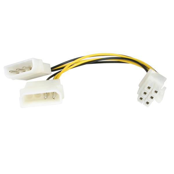 StarTech.com LP4PCIEXADAP cable de alimentación interna 0.153 m