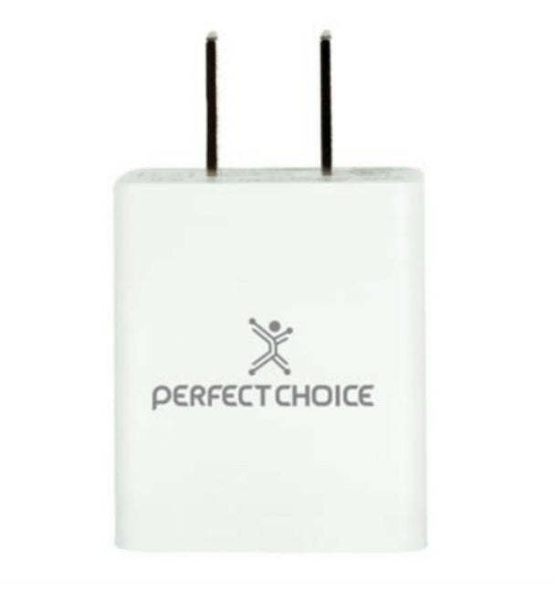 Perfect Choice PC-240372 cargador de dispositivo móvil Universal Blanco USB Cargador inalámbrico Carga rápida Interior