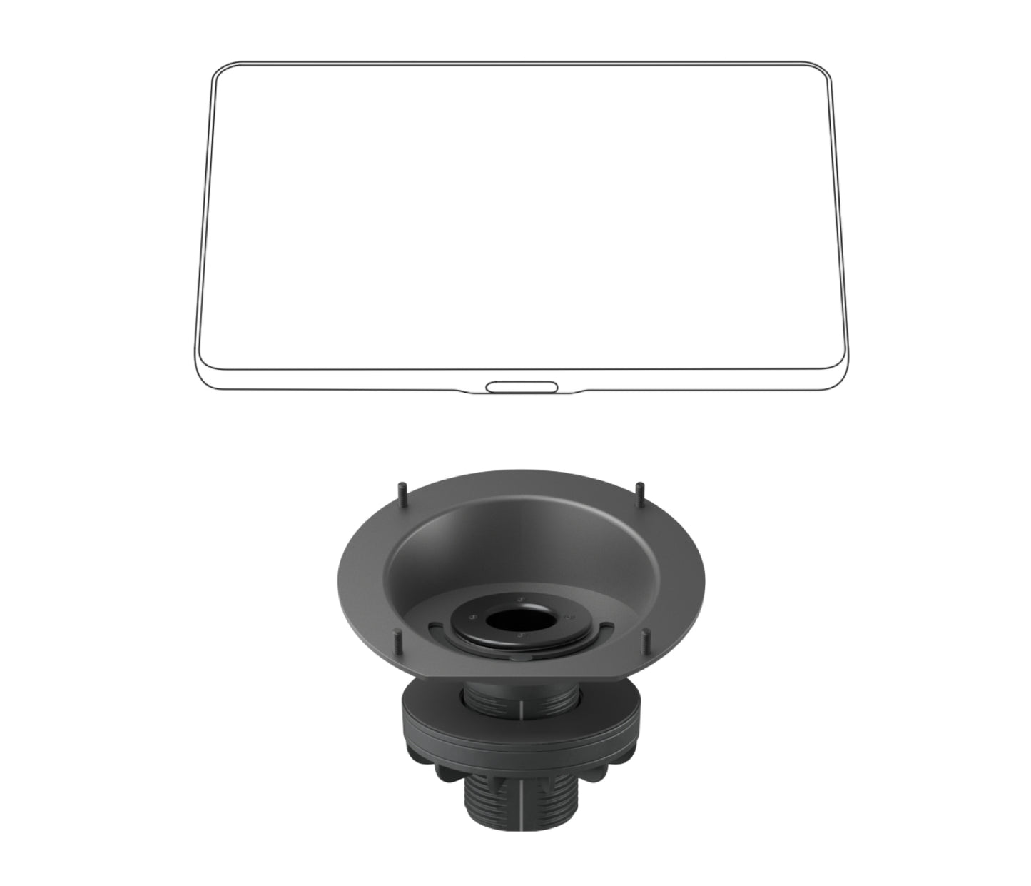 Logitech 952-000080 accesorio para videoconferencias Montaje vertical Grafito