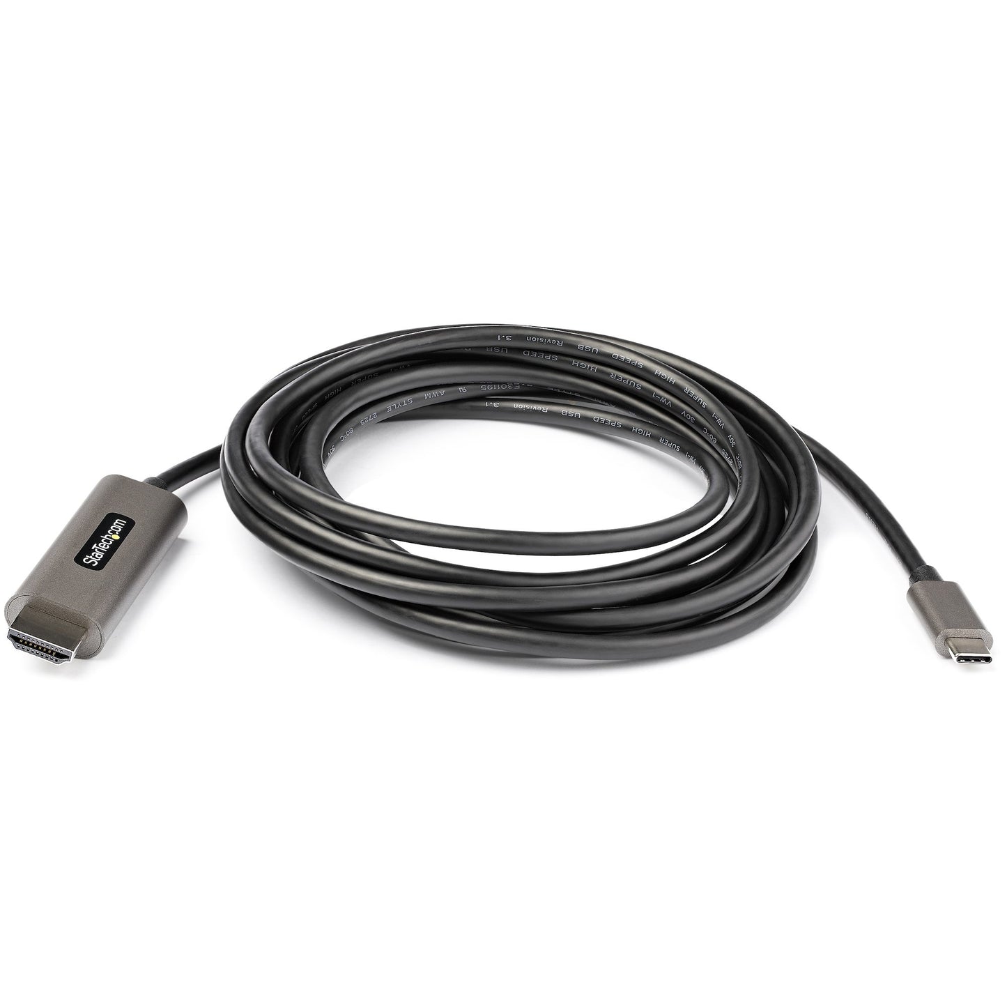 StarTech.com CDP2HDMM3MH adaptador de cable de vídeo HDMI Tipo A (Estándar) USB Tipo C Negro, Plata