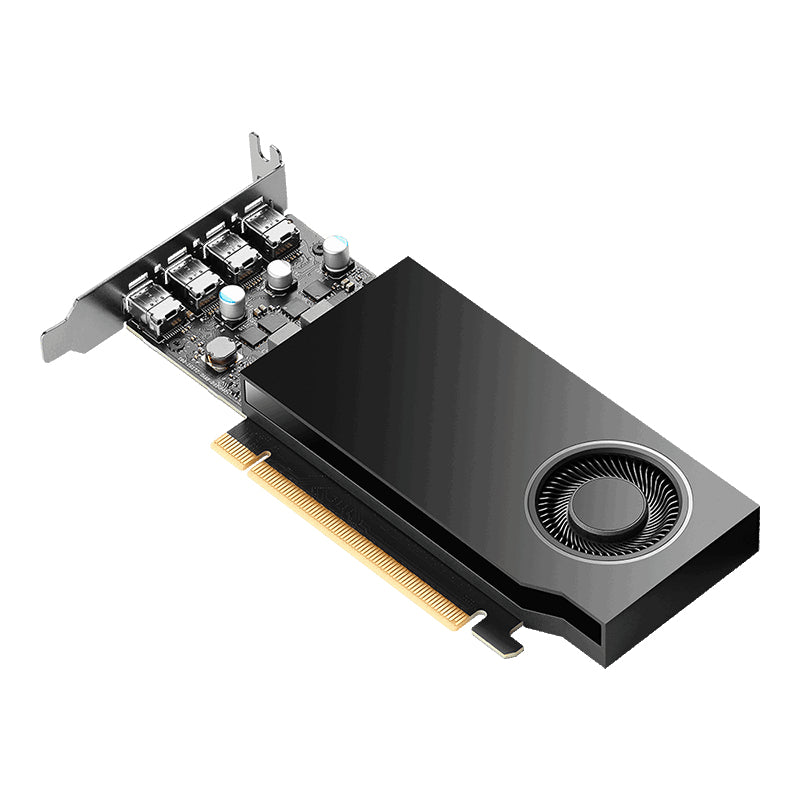 Tarjeta de Video PNY Pro NVIDIA RTX A1000 8GB Low Profile Single Fan GDDR6 PCIe 4.0 4xMini DisplayPort