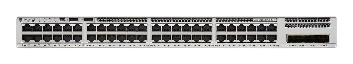 Cisco Catalyst 9200L Gestionado L3 Gigabit Ethernet (10/100/1000) Energía sobre Ethernet (PoE) Gris