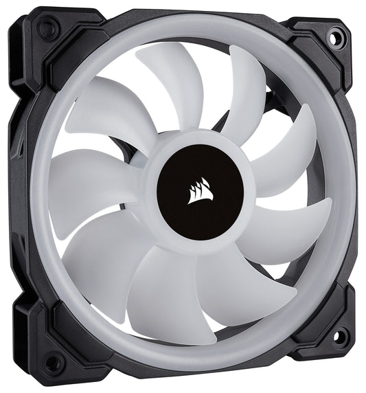 Ventilador para Gabinete Corsair LL120 RGB 120mm Dual Light LED RGB 600-1500RPM Negro