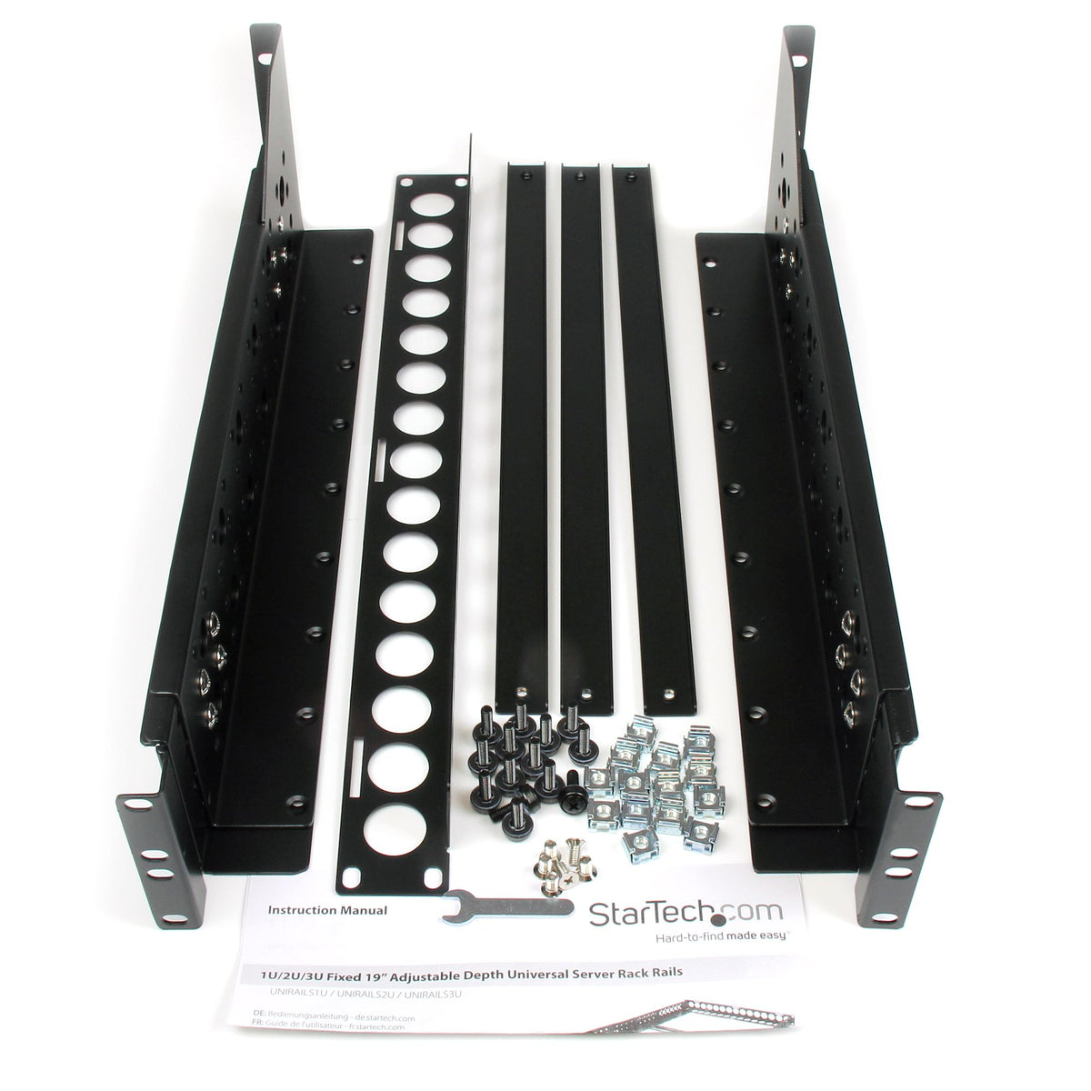 StarTech.com UNIRAILS3U accesorio para rack Riel de estante