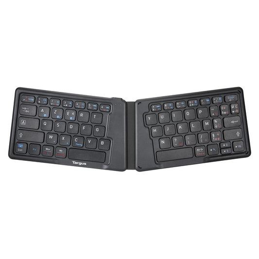 Teclado Targus Inalámbrico Plegable Ergonómico USB Color Negro