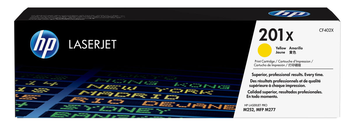 Toner HP LaserJet 201X Amarillo Alta Capacidad