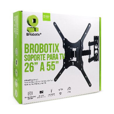 BRobotix 651589 soporte para TV 139.7 cm (55") Negro