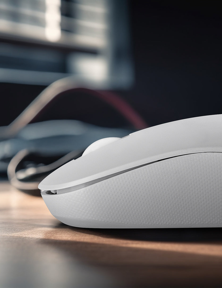 Mouse inalámbrico Blanco Armor recargable wireless TechZone